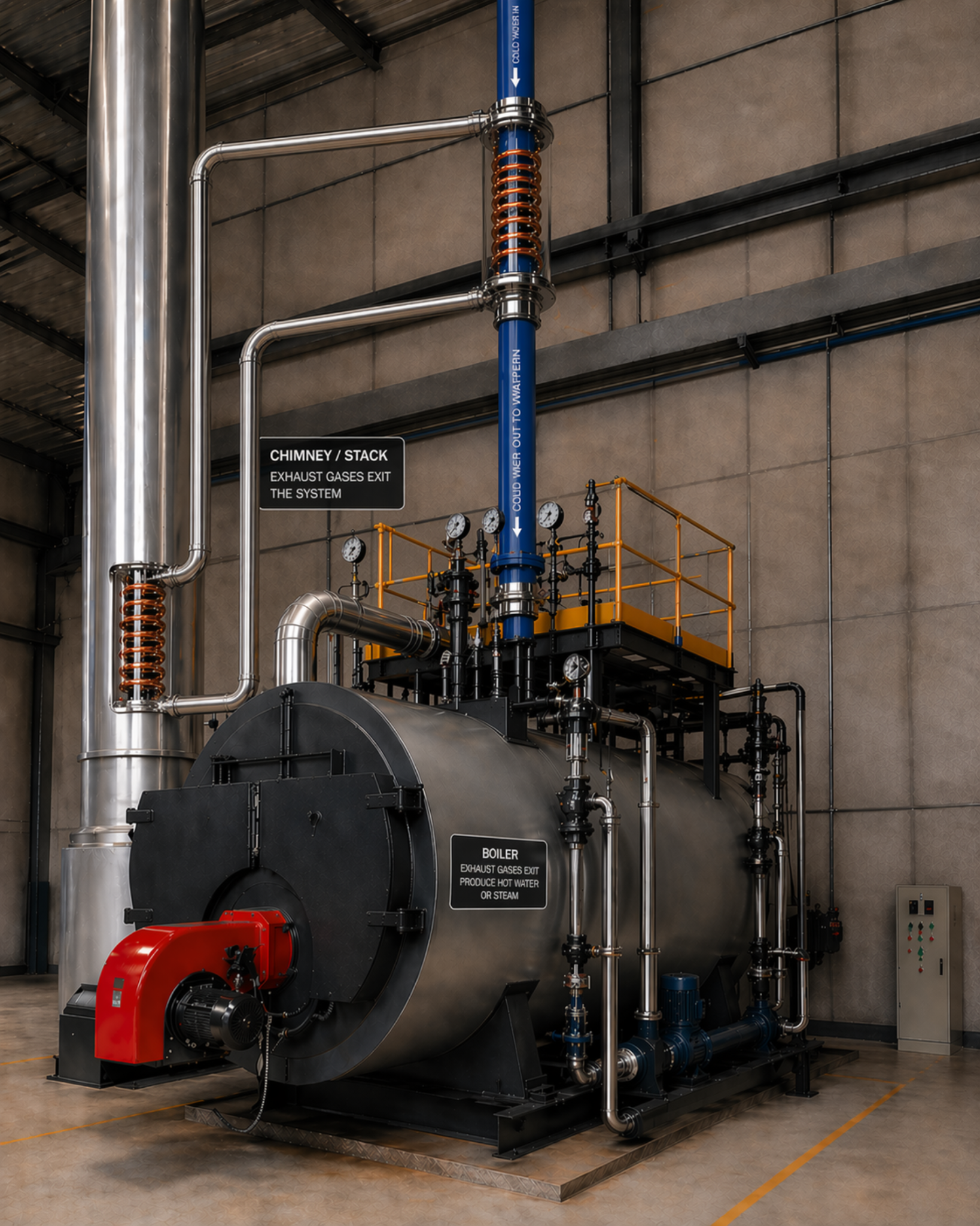 Building energy recovery using loop thermosiphon